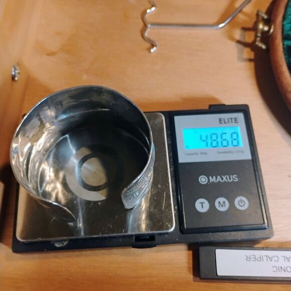 Vtg Fred Harvey Era Navajo Sterling Silver 1.5" Wide Cuff Bracelet Old 48.6g - Picture 8 of 12